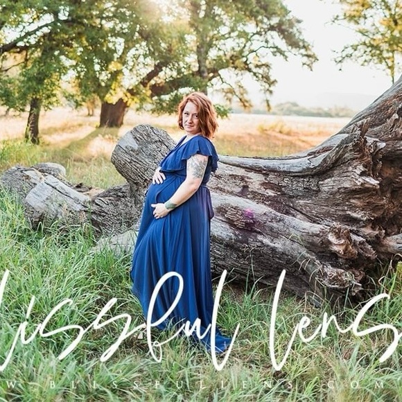 Baltic Born Navy Blue dress SZ L - Picture 7 of 7